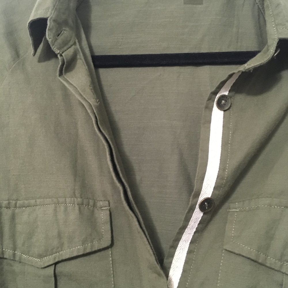 Green Roxy Tunic Size 8 - Picture 4 of 5